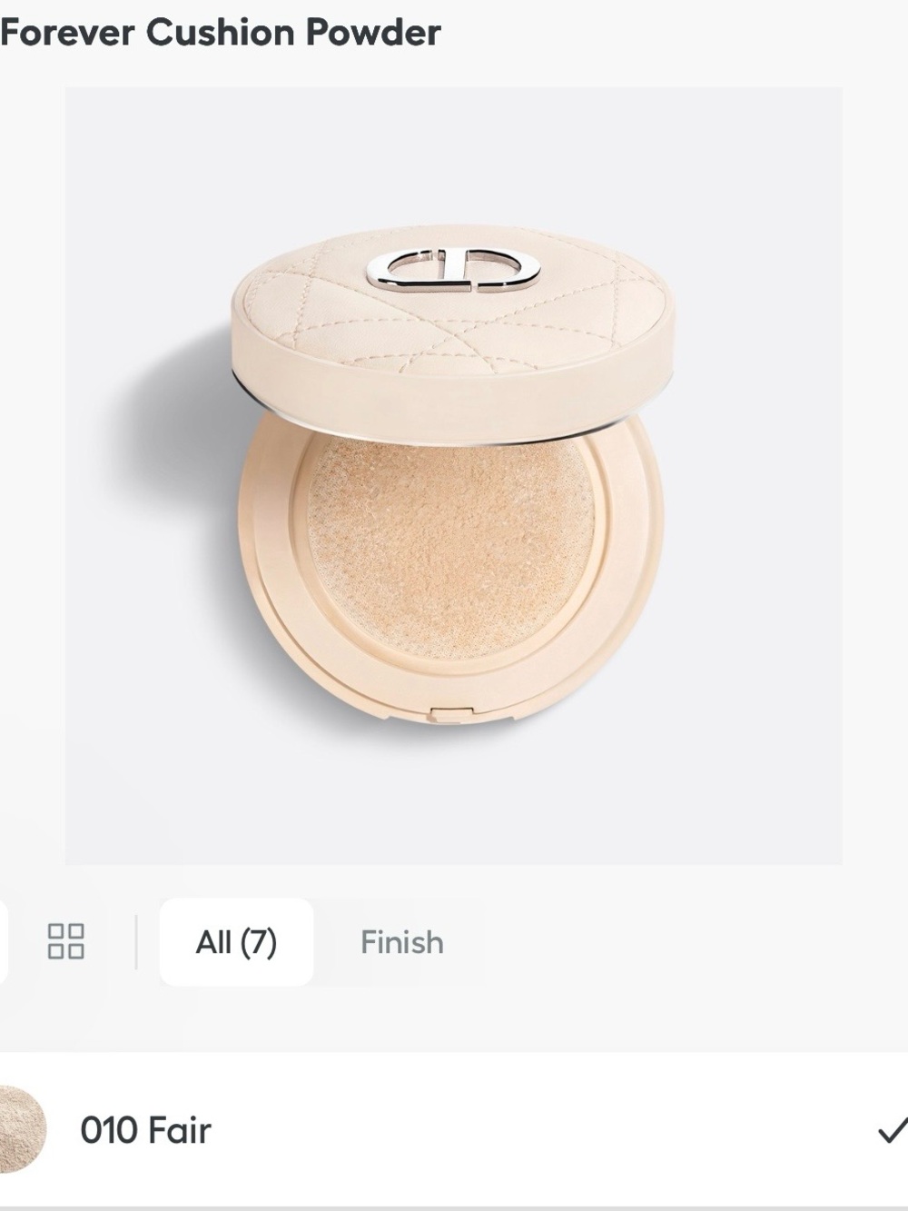 Dior Forever Cushion Powder Fair - Picture 3 of 6